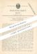 Original Patent - F. C. Lund , Kolding , Dänemark , 1883 , Vliesteiler Für Vorspinnkrempeln | Spinnen , Spinnmaschine - Documents Historiques