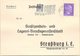 KARTE. REICH. 23 8 42.  TH. KARCHER MULHAUSEN TO GROSSHANDELS STRASSBURG / 2 - Covers & Documents