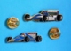 Delcampe - 2 PIN'S //  ** DEUX F1 LIGIER RENAULT ** . (Winner) - Renault