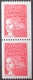 DF40266/526 - 1997 - TYPE MARIANNE DE LUQUET - PAIRE N°3084 + 3084a (N° ROUGE Au Verso) TIMBRES NEUFS** - Neufs