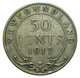 [NC] CANADA - NEWFOUNDLAND - 50 CENTS - ARGENTO 925 - 1917 (nc4436) - Canada