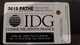 CINECARTE PATHE N° 74 ...IDG COMMUNICATION...800 EX  LUXE- NEUVE? - Movie Cards