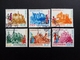 LUXEMBOURG MI-NR. 814-819 GESTEMPELT CARITAS 1970 BURGEN (II) - Usados