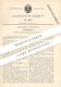 Original Patent - Sanftleben , Magdeburg , 1881 , Schornsteinaufsatz | Schornstein , Esse , Ofen | Schornsteinfeger !!! - Historische Dokumente