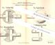 Original Patent - Hermann Christian Nagel , Schleswig | 1885 | Gelenkkupplung | Kupplung , Maschinen , Eisenbahn !!! - Historische Dokumente