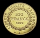 COPIE - 1 Pièce Plaquée OR ( GOLD Plated Coin ) - France - 100 Francs Génie 1899 A - Autres & Non Classés