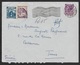 1958 - Italie / Tunisie Affranchissement Mixte Et A Percevoir -Lire 25 Et Tunisie 35F + Timbre Taxe 30F - Postage Due - Impuestos