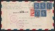 1944 - US / GB Mixed Franking - A.P.O 252 Tidworth To BAHAMAS - Censor - Returned For British Postage - RARE - 1941-60