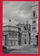 CARTOLINA VG ITALIA - FIRENZE - Battistero Duomo E Campanile - Ristorante Pizzeria DA PIERO - 10 X 15 - 1959 TASSATA - Firenze (Florence)