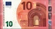 ! 10 Euro F002B4, FA2385986103, Money, Geldschein, Currency, Banknote, Billet Mario Draghi, EZB, Europäische Zentralbank - 10 Euro