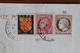 1947  -  2  TIMBRES  PERFORES  SUR ENTIER  POSTAL   ENTREPRISE  HENRY  HAMELLE  DE  PARIS    3  PHOTOS - Autres & Non Classés