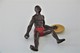 Elastolin, Lineol Hauser, H=70mm, AFRICANS FIGHTER , Plastic - Vintage Toy Soldier FOR PARTS OR REPAIR - Figurines