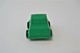 Vintage VINYL TOY CAR : Maker PLASTO Made In Finland - Green Car  7.00cm - 19XX's - Rubber - Autres & Non Classés