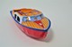 Vintage TIN TOY BOAT : Maker AT - SEA QUEEN POP POP BOAT - 13.5cm - JAPAN - 1960 - Friction - Collectors E Strani - Tutte Marche