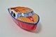 Vintage TIN TOY BOAT : Maker AT - SEA QUEEN POP POP BOAT - 13.5cm - JAPAN - 1960 - Friction - Collectors Et Insolites - Toutes Marques