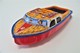 Vintage TIN TOY BOAT : Maker AT - SEA QUEEN POP POP BOAT - 13.5cm - JAPAN - 1960 - Friction - Collectors & Unusuals - All Brands