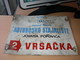 Old Aluminum Board, Bus Station Stop GSP Novi Sad Autobusko Stajaliste Jovana Popovica Vrsacka - Number Plates