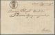 Österreich: 1850, 6 Kreuzer Braun, Handpapier Type III, Linke Hälfte Einer Senkrecht Halbierten Mark - Ongebruikt