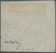 Österreich: 1851, GELBER MERKUR Ungebraucht O.G., Unten Im Rand Getroffen, Darüber Hinaus Dreiseitig - Unused Stamps
