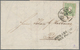 Österreich: 1858, 3 Kreuzer Gelblichgrün Als EF Entwertet Mit K1 PESTH Und Beigesetzt L2 "NACH ABGAN - Nuevos