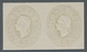Österreich: 1884, Ungezähntes, Ungummiertes Probedruck-Paar Zum 2 Kreuzer Neudruck Der Freimarkenaus - Unused Stamps