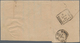 Österreich: 1862, 2 X 3 Kr Grün, 5 Kr Rot Und 15 Kr Blau, Attraktive 3-Farbenfrankatur Auf Faltbrief - Ungebraucht