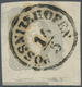 Österreich: 1861, (1,05 Kreuzer) Hellgrau Zeitungsmarke, Rechtes Unteres Eckrandstück (5,5 : 5 Mm), - Unused Stamps