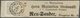 Österreich: 1861, (1,05 Kreuzer) Grauviolett Zeitungsmarke, Prägefrisch, Allseits Voll- Bis überrand - Neufs