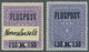 Österreich: 1918, FLUGPOST 1,50 Auf 2 K Violett Mit Abweichendem Probeaufdruck Mit Tief Stehendem De - Unused Stamps