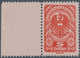 Österreich: 1919/1920, Freimarken, 5 H. Als Farbprobe In Rot Auf Rosa Papier Und Mit Linienzähnung, - Nuevos