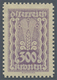 Delcampe - Österreich: 1922, Freimarken 300 Kr. Zwölf Verschiedene Gezähnte Farbproben Auf Weißem Bzw. Gelblich - Nuevos