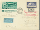 Österreich: 1933 (29.6.), WIPA-Umschlag (Zeppelin) Mit WIPA-glatt Mit So.-Stpl. 'WIPA 1933 KÜNSTLERH - Unused Stamps