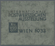 Österreich: 1933, Wipa-Block Formatverkleinert, Ungebraucht Mit Originalgummi Und Haftspur Oben, Rec - Unused Stamps