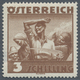 Delcampe - Österreich: 1934, Freimarken "Trachten", 3 Sch. "Ländliche Arbeit", Zehn Gezähnte Offsetdruck-Probed - Ongebruikt