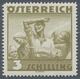 Delcampe - Österreich: 1934, Freimarken "Trachten", 3 Sch. "Ländliche Arbeit", Zehn Gezähnte Offsetdruck-Probed - Unused Stamps