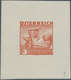Österreich: 1934, Freimarken "Trachten", 3 Sch. "Ländliche Arbeit", Ungezähnter Buchdruck-Probedruck - Nuevos
