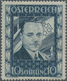 Österreich: 1936, 10 S Dollfuß Im Seltenen "Breitformat" Postfrisch In Unsignierter Prachterhaltung, - Unused Stamps