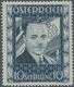 Österreich: 1936, 10 S Dollfuß Postfrisch In Unsignierter Prachterhaltung, Fotoattest Soecknick BPP - Ungebraucht