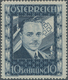 Österreich: 1936, 10 S Dollfuß Postfrisch In Unsignierter Prachterhaltung, Fotoattest Soecknick BPP - Unused Stamps