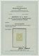 Österreich: 1945, Freimarke 24 Pfennig Wappen-Ausgabe Ungezähnte Einzel-Farbprobe In Olivgelb Im Kle - Ungebraucht