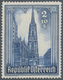Delcampe - Österreich: 1946, Stephansdom, Komplette Serie Von Zehn Werten Je Als Probedruck In Abweichenden Far - Ungebraucht