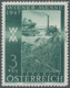 Österreich: 1947, 3 Gr. + 2 Gr. "Frühjahrsmesse", Sieben Verschiedene Farbproben, Linienzähnung 14½, - Ungebraucht