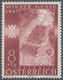 Österreich: 1947, 8 Gr. + 2 Gr. "Frühjahrsmesse", Vier Farbproben In Violettbraun, Gelblichbraun, St - Ungebraucht