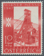 Delcampe - Österreich: 1947, 12 Gr. + 8 Gr. "Frühjahrsmesse", Fünf Farbproben In Schwarzblau, Violettbraun, Grü - Ungebraucht
