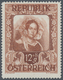 Österreich: 1947, 12 Gr. + 8 Gr. "Kunstausstellung", 18 Verschiedene Farbproben In Linienzähnung 14½ - Neufs