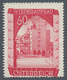 Österreich: 1948, 60 Gr. + 30 Gr. "Wiederaufbau", 14 (meist) Verschiedene Farbproben In Linienzähnun - Ungebraucht