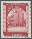 Delcampe - Österreich: 1948, 60 Gr. + 30 Gr. "Wiederaufbau", 14 (meist) Verschiedene Farbproben In Linienzähnun - Ungebraucht