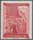 Delcampe - Österreich: 1948, 1 Sch. + 50 Gr. "Wiederaufbau", 16 (meist) Verschiedene Farbproben In Linienzähnun - Ungebraucht