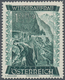 Delcampe - Österreich: 1948, 1 Sch. + 50 Gr. "Wiederaufbau", 16 (meist) Verschiedene Farbproben In Linienzähnun - Neufs