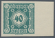 Delcampe - Österreich - Portomarken: 1922, Ziffern, 10 Kr. Bis 50 Kr. Kleines Format, Sechs Werte Ungezähnt Vom - Taxe